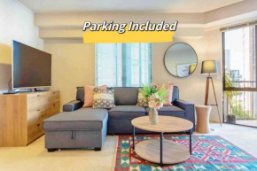 Spacious 1-bedroom unit in CBD with free parking